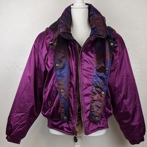 Obermeyer Metallic Purple  Ski Jacket Vintage